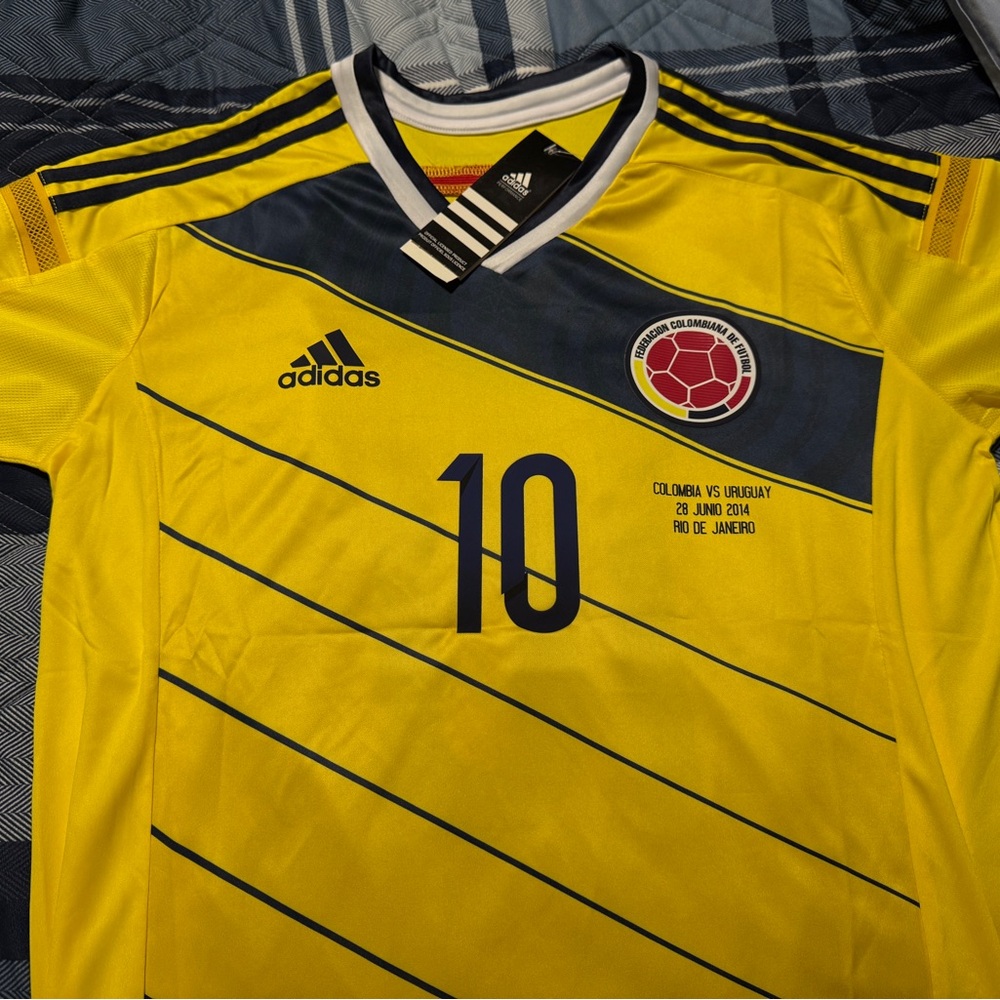 Adidas Colombia Soccer James Jersey
